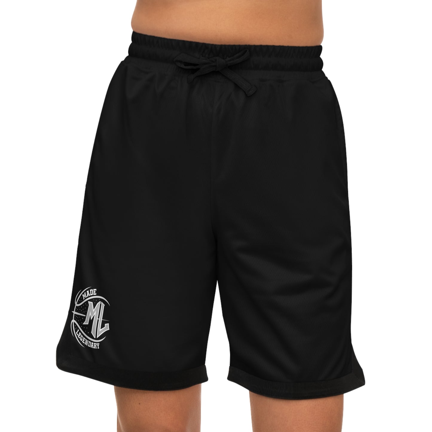 Legendary Men's Basketball Rib Shorts - Black