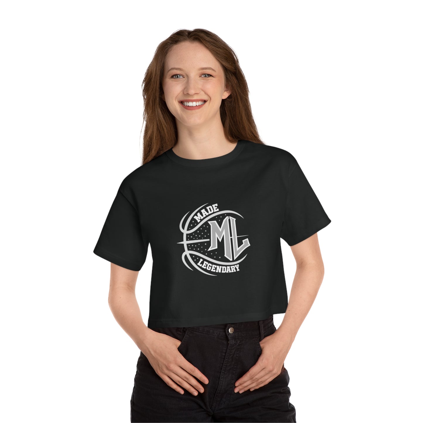 Legendary Cropped T-Shirt - Black