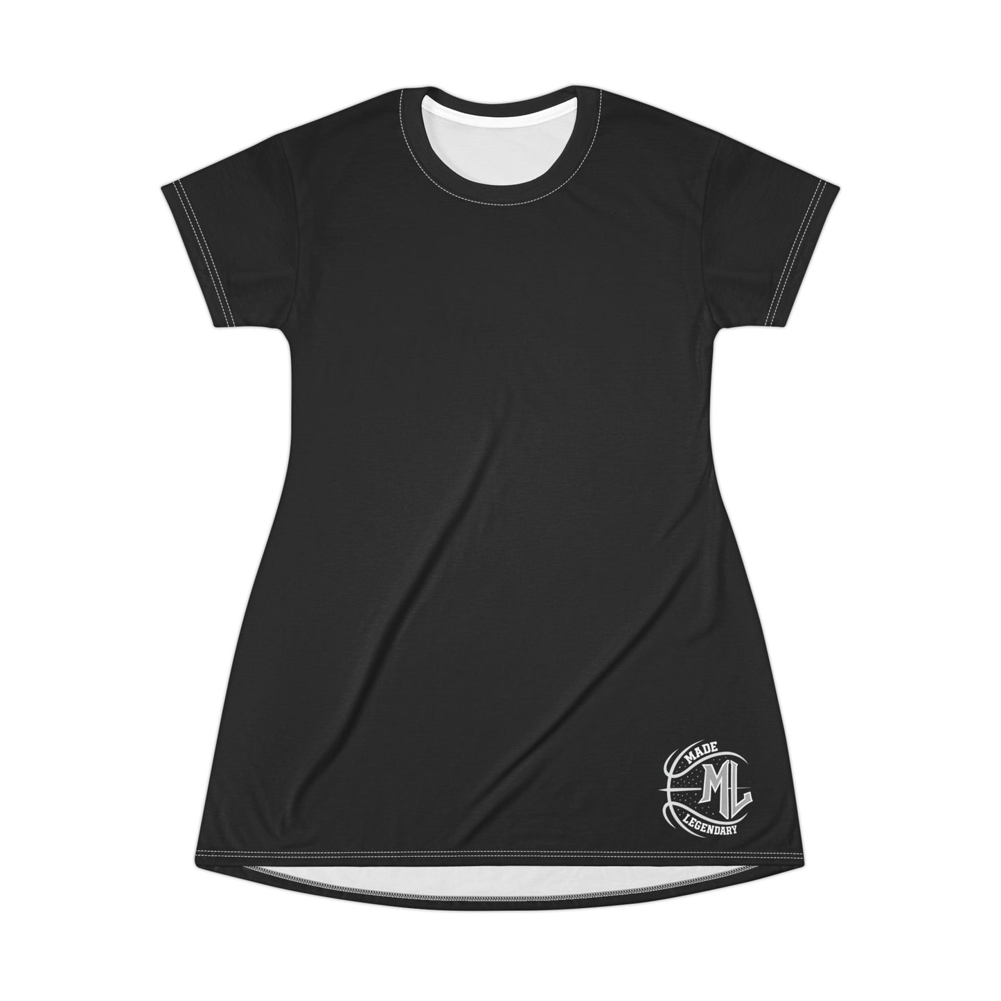 Legendary T-Shirt Dress for Women - Black