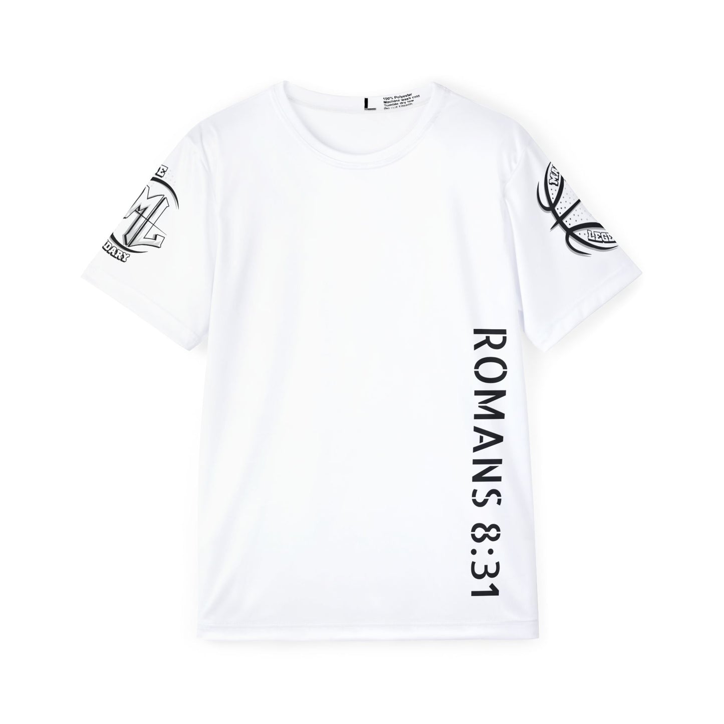 Romans 8:31 Men's Sports Jersey - White