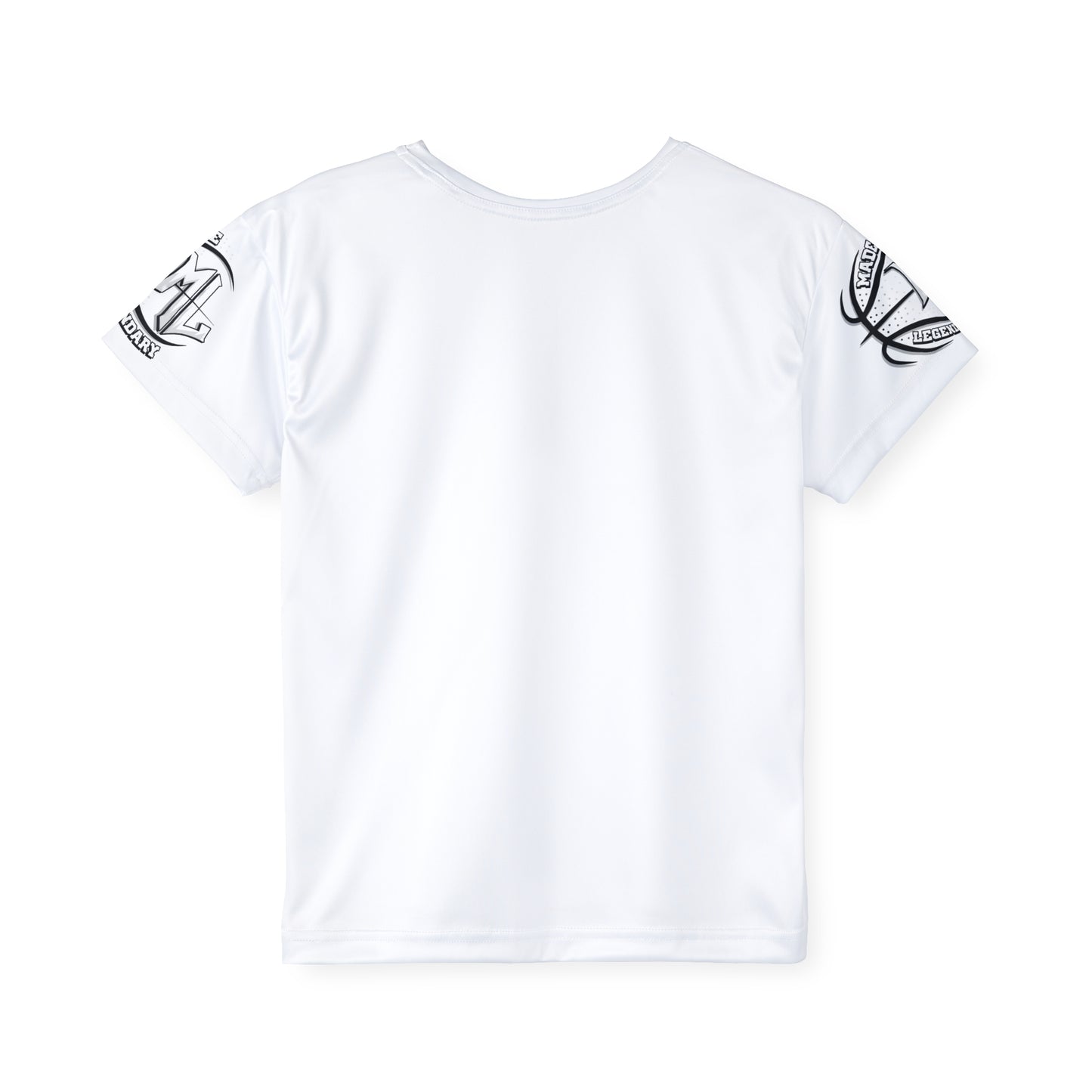 Legendary Kids Sports Jersey with Romans 8:31 - White